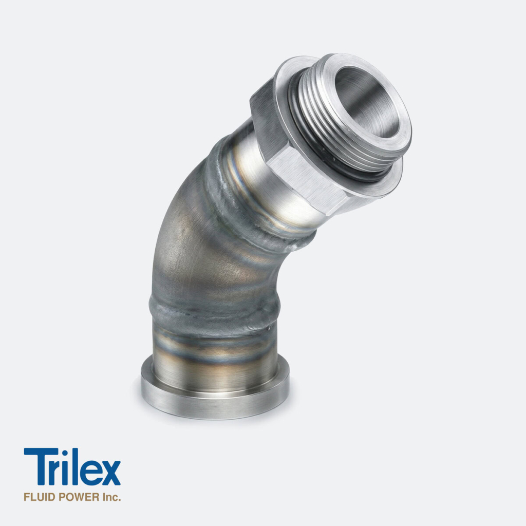 45° SAE Thread to Flange Head