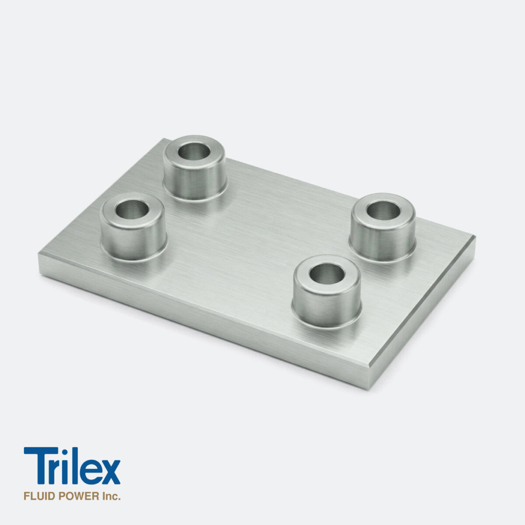 4 Bolt Double Weld Plate