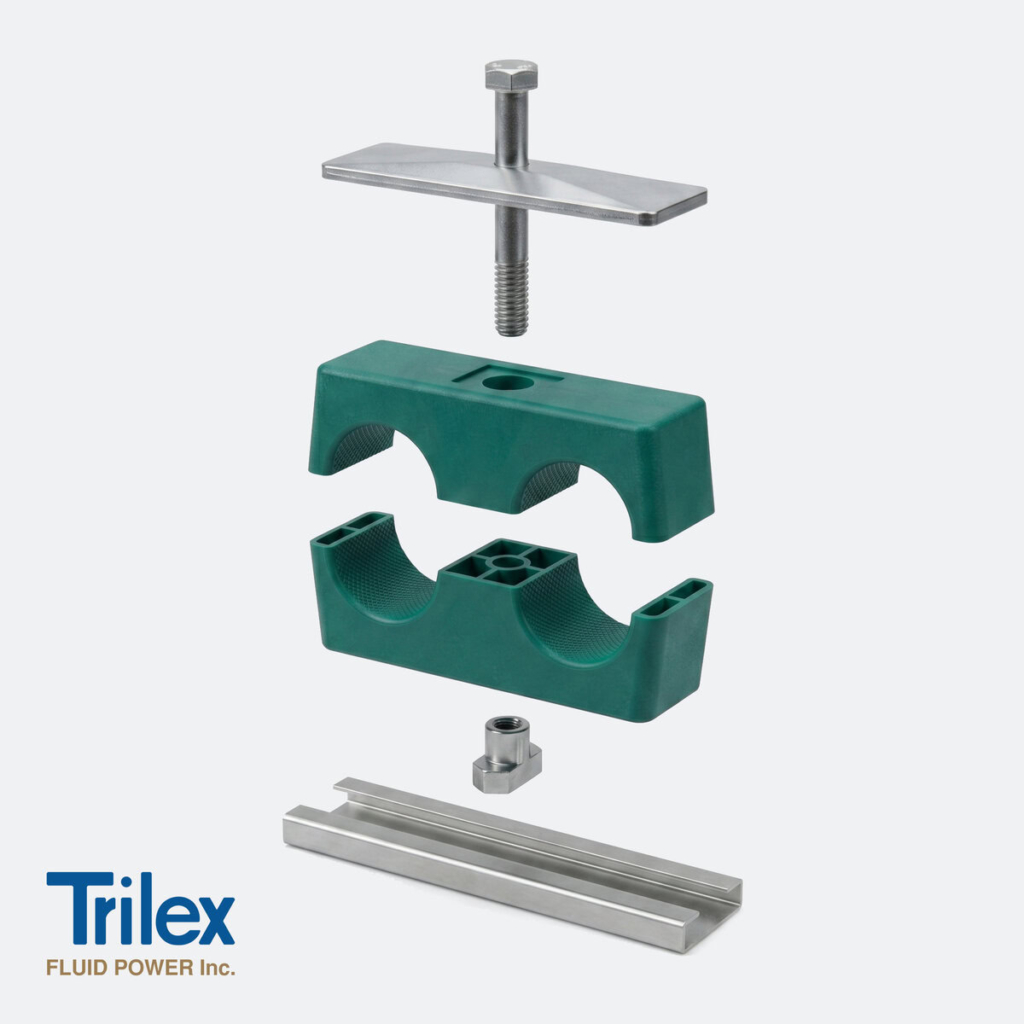 Twin Series Pipe & Tube Rail Nut Clamps