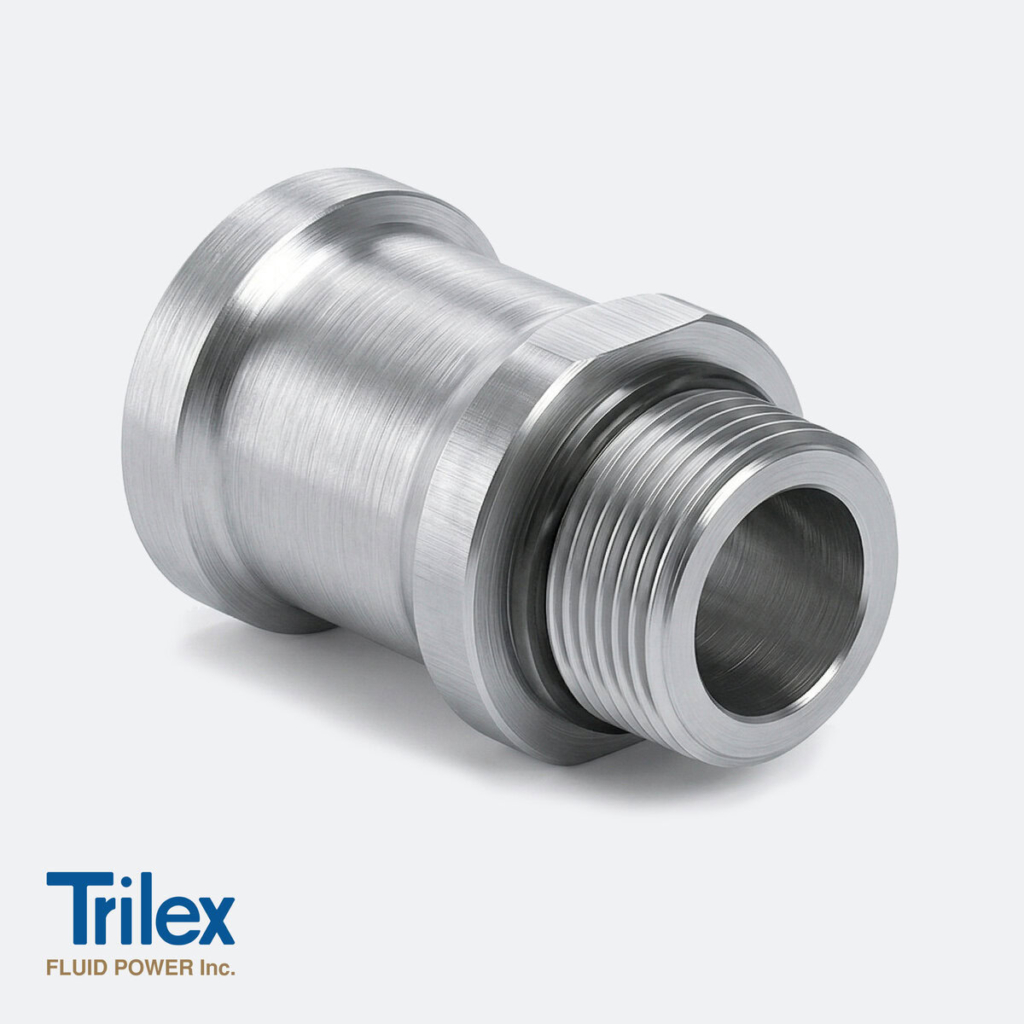 Straight SAE Thread to Flange Head