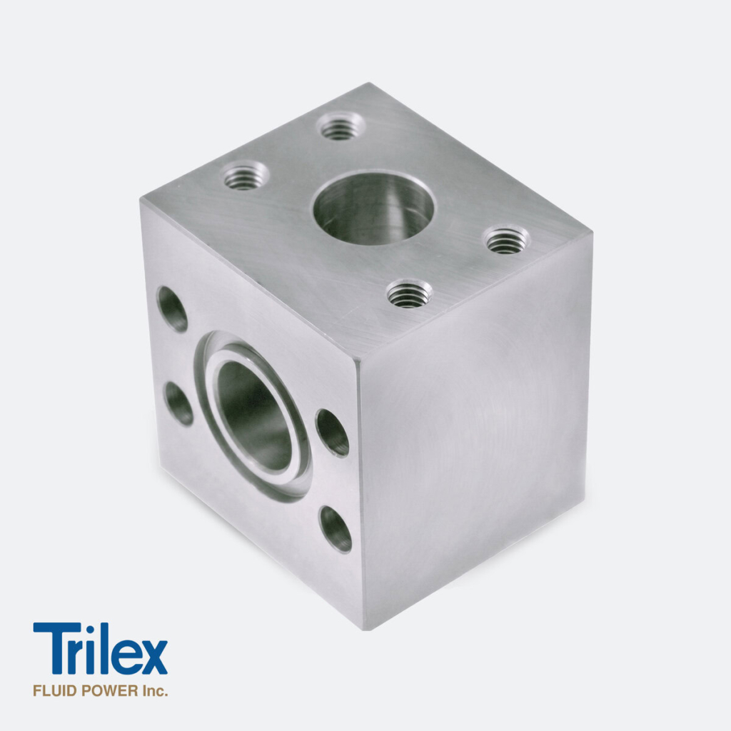 Tee Junction Block Flanges Carbon Steel