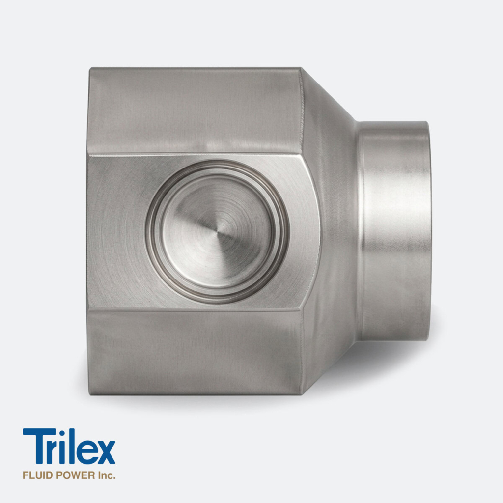 NPTF to Weld 90 Degree Coupling